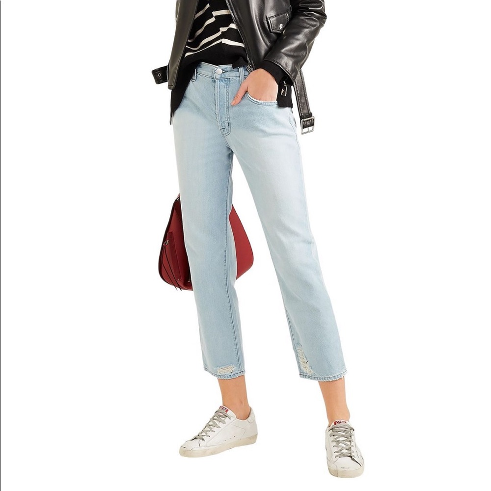 NWT J Brand WYNNE high rise crop straight jeans